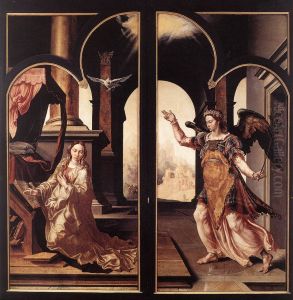 Annunciation by Maarten Van Heemskerck