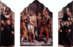 Ecce Homo Triptych by Maarten Van Heemskerck