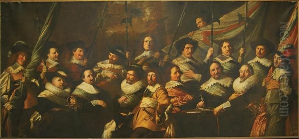 The Officers of the St George Militia Company in 1644 - view 1