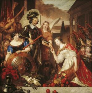 Allegorie van Frederik Hendrik by Jan De Bray
