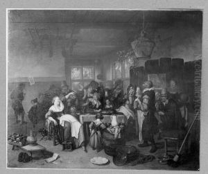 Vrolijk gezelschap by Richard Brakenburgh