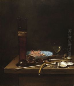 Still Life with Pass Glass by Jan Jansz van de Velde