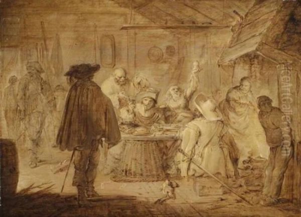 Soldiers in their quarters - view 1