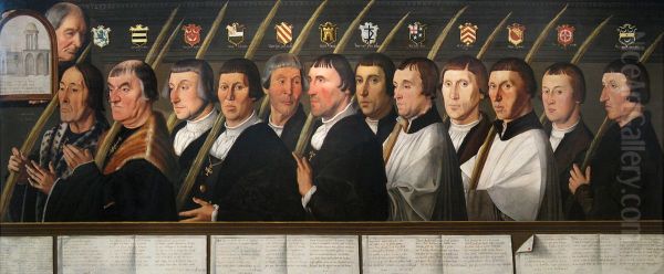 Groep Portrait of the Jerusalem Pilgrims - view 1
