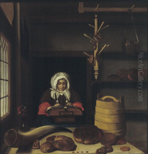 Kantwerkster in bakkerij - view 1