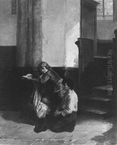 In de kerk by Herman Frederik Carel ten Kate