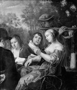 Musicerend gezelschap by Dirck Bleker