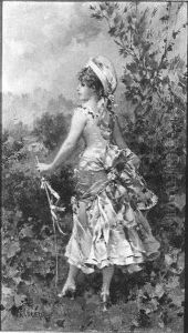 Jonge dame by Frederik Hendrik Kaemmerer