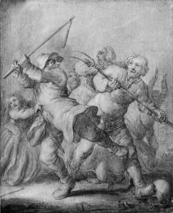 'Jammer Mall' by Adriaen van de Venne