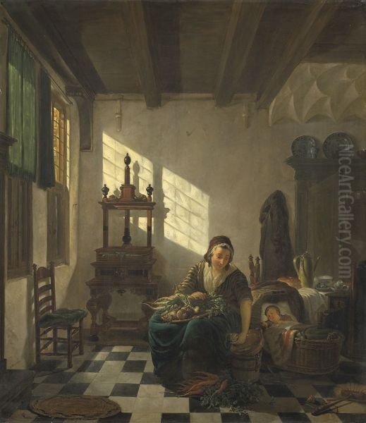 Moeder bij de wieg - view 1