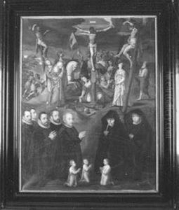Memorietafel van de Familie Bam, kopie naar origineel in de Sankt Nicolai Kirche in Kalkar (DBR) by Antoon Derkinderen
