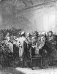 Anno 1801. De kamers worden ondanks de tegenstand van Ermerins en Van Swinden gesloten by Johannes Hinderikus Egenberger