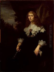 Eva Geelvinck (1619-1698)-Portrait of Eva Geelvinck by Joachim von, I Sandrart