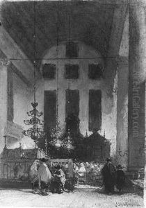 Interieur der Portugese synagoge