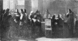 Anno 1664. De Staten dragen De Ruyter het opperbevel der vloot op by Johannes Hinderikus Egenberger
