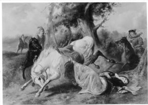 Anno 1482. De noodlottige val van Maria van Bourgondie by Karel Frederik Bombled