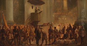 Anno 1674. De plechtige dankdienst na de inneming van Grave