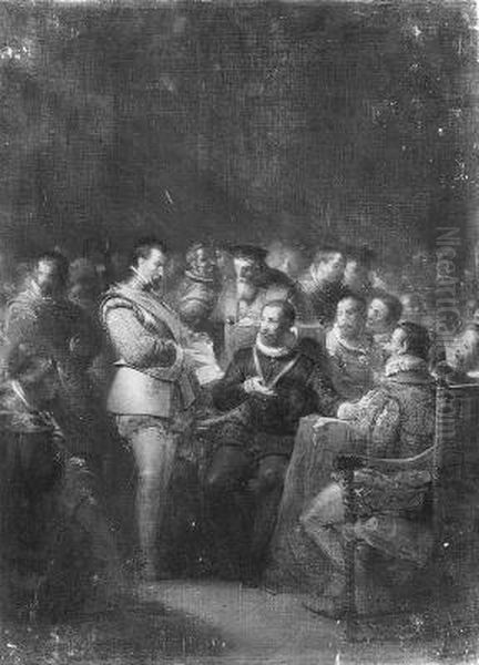 Anno 1572. De eerste onafhankelijke vergadering der Staten van Holland - view 1