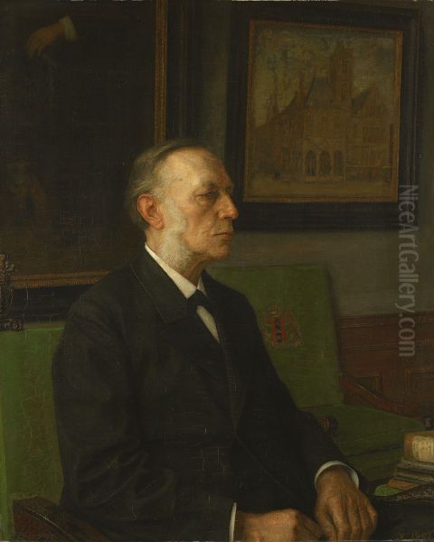 Mr. S.A. Vening Meinesz (1833-1909), burgemeester van Amsterdam 1891-1901-Mr. S.A. Vening Meinesz (1833-1909), mayor of Amsterdam - view 1