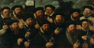 12 Guardsmen of Squad E by Dirck Jacobsz.