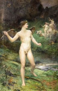 Anger of loveFrancais:Colere d'amourItaliano:Rabbia d'amore by Antonin Mercie