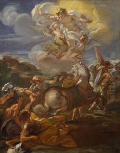 La Conversion de saint Paul by Giovanni Battista Gaulli