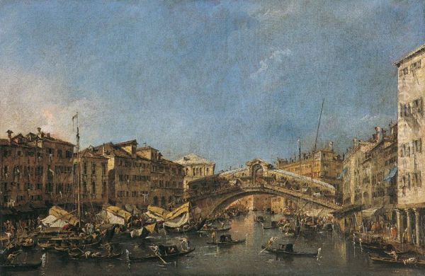 Le Pont de Rialto a Venise - view 1