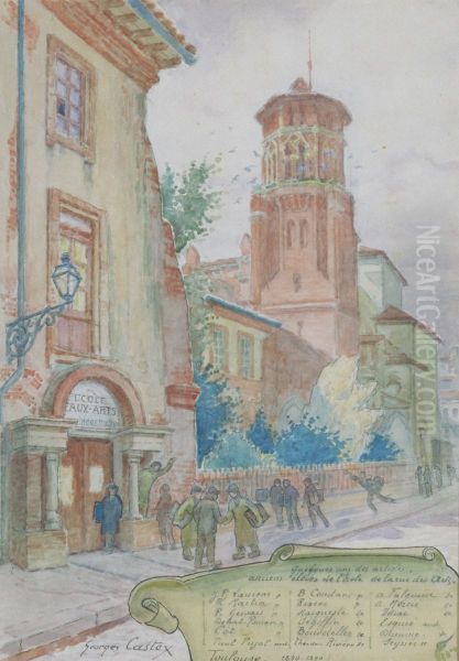 Porte de l'ancienne ecole des Beaux-Arts, rue des Arts - view 1