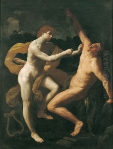 Apollon ecorchant Marsyas by Guido Reni