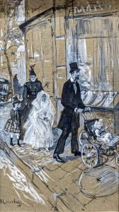 First CommunionFrancais:La premiere communionItaliano:Prima comunione by Henri De Toulouse-Lautrec