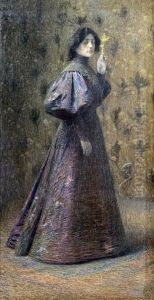 Portrait de Madame Sans by Henri-Jean Guillaume Martin