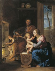 La Sainte Famille by Jacques Stella