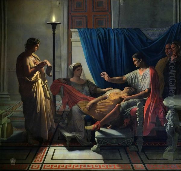 Virgil reading The Aeneid before Augustus, Livia and Octavia - view 1