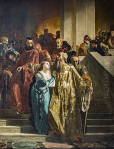 The Abdication of DogeFoscari.Francais:L'Abdication du dogeFoscari.Italiano:L'abdicazione del DogeFoscari. by Louis Duveau