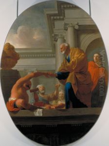Saint Pierre guerissant un paralytique by Pierre Subleyras