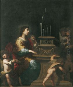 Sainte Cecile by Pietro Ricchi