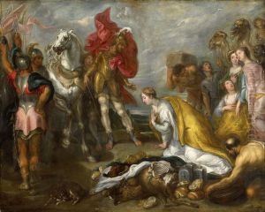David et Abigail by Simon de Vos