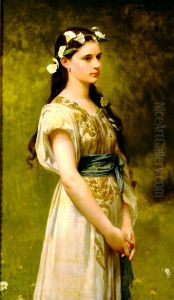 Portrait of Julia Foster Ward by Jules Lefebvre