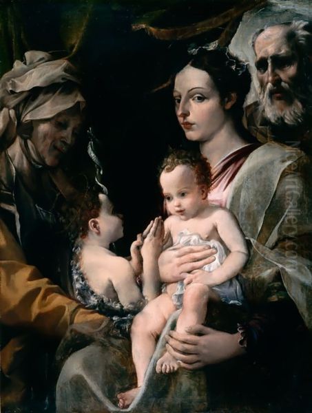 The Holy Family with Saint Elizabeth and Saint John - view 1