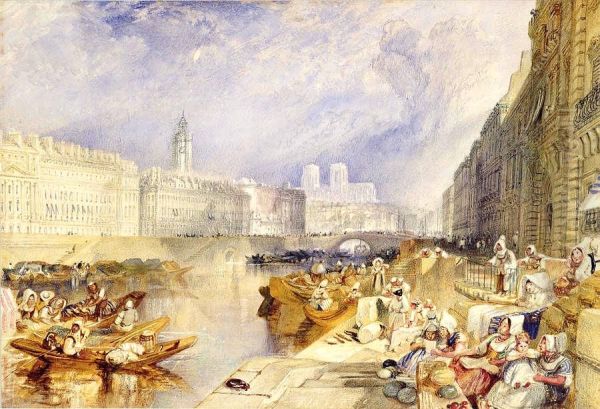 Nantes from the Ile Feydeau(1829-30). - view 1