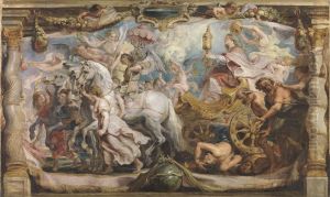 El triunfo de la Iglesia. by (studio of) Rubens, Peter Paul