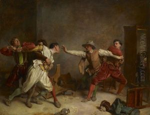 La Rixe (The Brawl) by Jean-Louis-Ernest Meissonier