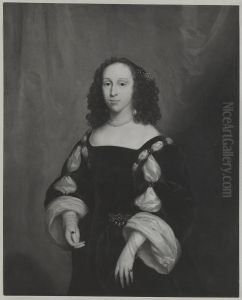 Portrait of Cornelia Strick van Linschoten (1628-1703) by Cornelis Janssens van Ceulen