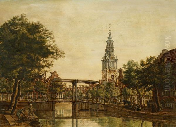 De Zuiderkerkstoren gezien van de Houtgracht-De Zuiderkerk-The Zuiderkerk - view 1