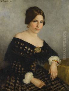 Sophia Adriana de Bruijn (1816-1890) by Therese Schwartze