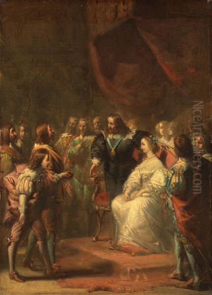 Anno 1641. Tromp stelt de jonge prins Willem van Oranje aan koning Karel I van Engeland voor - view 1