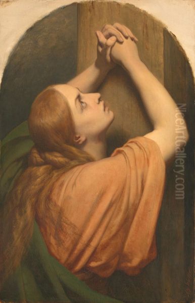 Maria Magdalena aan de voet van het kruis - view 1