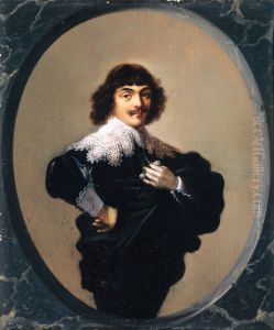 Portret van Jean Fontaine (1608-1668) by Hendrik Gerritsz Pot