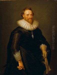 Pieter Cornelisz. Hooft (1581-1647) by Jan Maurits Quinkhard