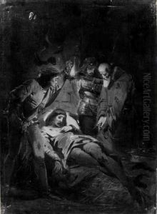 Anno 1490. De dood van jonker Frans van Brederode by Johannes Hinderikus Egenberger